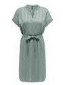 Only 15333482/Jadeite Dia SS v-neck dress