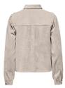 Only 15334332/Pumice Stone Marike LS cord frill shirt