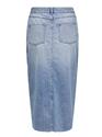 Only 15337859/Light Blue Denim Ella midi skirt TAI518