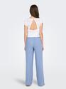 Only 15338692/Bel Air Blue Solvi MW linen pant