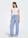 Only 15338692/Bel Air Blue Solvi MW linen pant