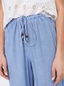 Only 15338692/Bel Air Blue Solvi MW linen pant