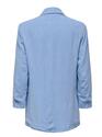 Only 15338696/Bel Air Blue Solvi life 3/4 linen blazer
