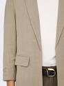 Only 15338696/Coriander Solvi life 3/4 linen blazer