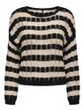 Only 15339536/Black/Pumice Stone Capri LS o-neck