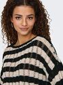 Only 15339536/Black/Pumice Stone Capri LS o-neck