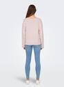 Only 15339651/Rose Smoke Alvilda LS o-neck