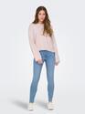 Only 15339651/Rose Smoke Alvilda LS o-neck
