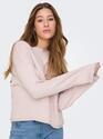 Only 15339651/Rose Smoke Alvilda LS o-neck