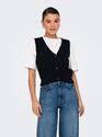 Only 15339653/Black Alvilda SL waistcoat