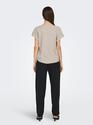 Only 15339794/Pumice Stone Asia SS v-neck top