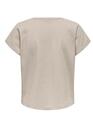 Only 15339794/Pumice Stone Asia SS v-neck top