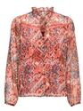 Only 15340009/Langoustino Cool Indie Vikki life LS v-neck lace shir