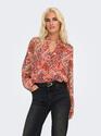 Only 15340009/Langoustino Cool Indie Vikki life LS v-neck lace shir