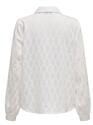Only 15340688/Cloud Dancer Noa LS v-neck shirt