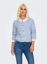 Only 15342448/Soft Chambray Celeste o-neck cardigan