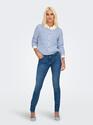 Only 15342448/Soft Chambray Celeste o-neck cardigan