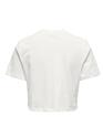Only 15346594/CD/Feather Gray Dara SS short mix top