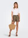 Only 15347131/Toasted Coconut Leo Naomi string shorts