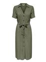 Only 15347210/Deep Lichen Green Siesta SS shirtdress NOOS