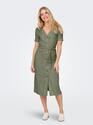 Only 15347210/Deep Lichen Green Siesta SS shirtdress NOOS