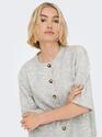 Only 15348772/Light Grey Camilla SS cardigan NOOS