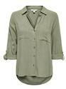 Only 15349102/Deep Lichen Green Yasmin-Siesta LS shirt NOOS