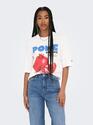 Only 15351369/CD/Pomgranate Phoebe SS fresh top