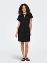 Only 15351683/Black Jany SS string dress NOOS