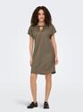 Only 15351683/Walnut Jany SS string dress NOOS