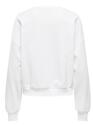 Only 15356179/Cloud Dancer Heart Tammie LS leo print o-neck