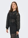 Only 15356977/Black Jilli lace mix shirt