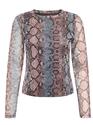 Only 15357642/Ombre Blue Nova LS mesh top