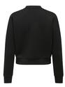 Only 15364478/Black Naomi LS bomber sweat