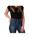 Petrol 20270/444 Silver Leren riem 2 cm grote studs
