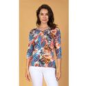 Roberto Sarto 411173/1730 Print shirt vaste overslag