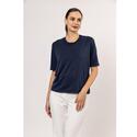 Roberto Sarto 511126/799 Uni blouson r-hals modal