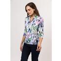 Roberto Sarto 511164/1631 Print rib polo 3/4 mouw