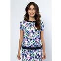 Roberto Sarto 511180/1790 Print shirt aangekn.mouw