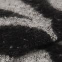 Sarlini 000431-00077/002 Black Geweven sjaal Zebra