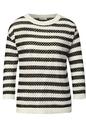 Street One 303245/20001 Cosy striped mesh sweater