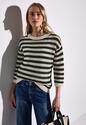 Street One 303245/20001 Cosy striped mesh sweater