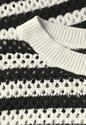 Street One 303245/20001 Cosy striped mesh sweater