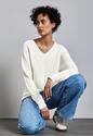 Street One 322950/10108 V-neck cosy structure shirt