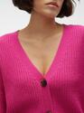 Vero Moda 10249632/Pink Yarrow Lea LS v-neck cuff cardig NOOS