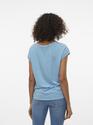 Vero Moda 10284469/Ibiza Blue Ava plain SS top stripe NOOS