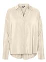 Vero Moda 10289349/Antique White Queeny LS oversize shirt NOOS