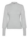 Vero Moda 10290671/Light Grey Melange Hollykarispuff LS highneck pul