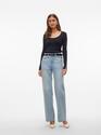 Vero Moda 10310838/Black Joan LS u-neck short pull