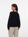 Vero Moda 10331794/Black Saba full needle v-neck NOOS